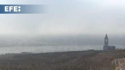 El embalse de Sau (Barcelona) languidece al 12,1% de su capacidad