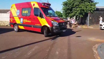 Mulher fica ferida em acidente entre moto e SW4 no Angra dos Reis