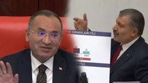 TBMM'de Bakan Koca ile Bozdağ'ın güldüren diyaloğu