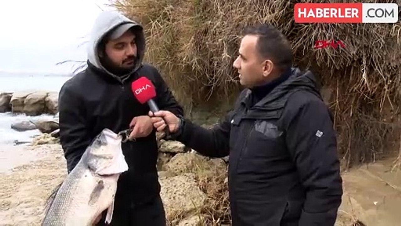 Amatör balıkçı 10 kiloluk levrek yakaladı