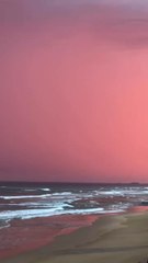 Sunset incroyablement rose à Bidart