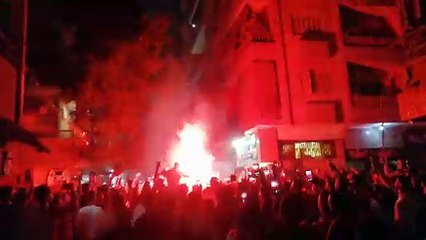 احتفال جمهور الاهلي بعد الفوز علي اتحـــــاد جـدة ⚽