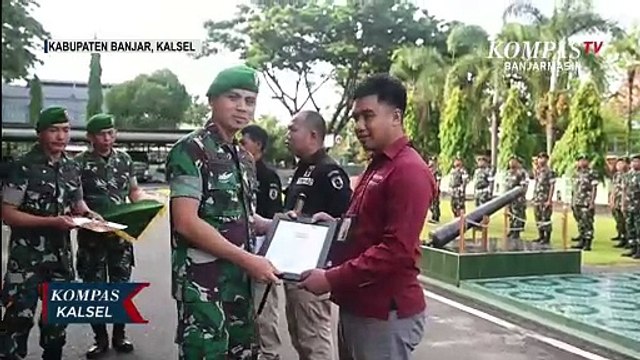Kembali Juara di LKJ TMMD 118, Jurnalis KompasTV Banjarmasin Raih penghargaan dari Kodim 1006/Banjar