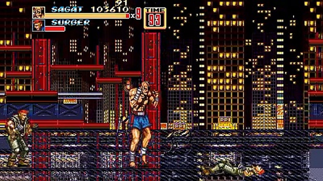 Streets of Rage 2 : AntiHeroes - Sagat (Hack)