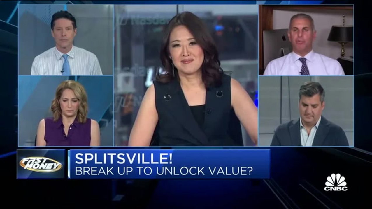 Guy Adami on Companies Splitting Up Unlocking Shareholder Value