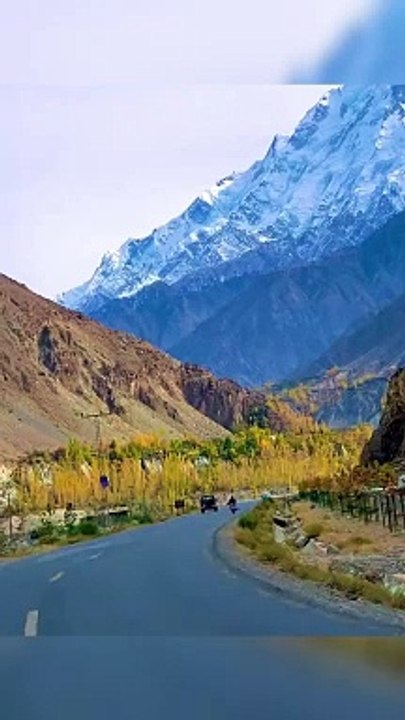 Most Beautiful View Snowfall Mountain of Skardu Gilgit Baltistan