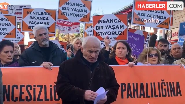 Ankara Halkevleri Üyeleri Yoksulluk ve Hayat Pahalılığını Protesto Etti