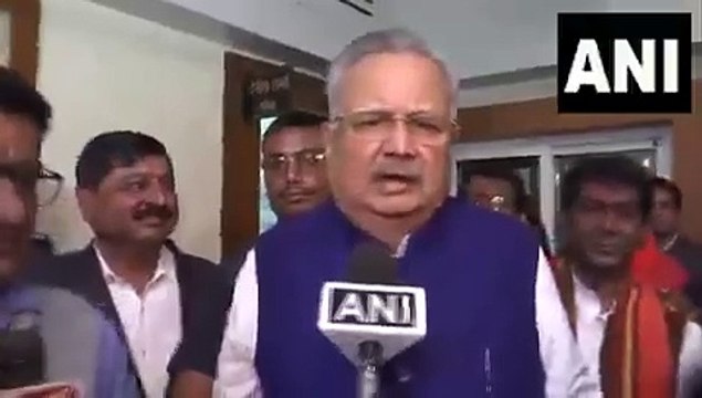 भाजपा नेता रमन सिंह ने विधानसभा अध्यक्ष पद के लिए भरा नामांकन, पूर्व सीएम भूपेश बघेल भी रहे साथ