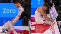 Legend Of Basketball Fan Rushes to Help NBL Star Suffering from Severe Muscle Cramp During the Game