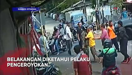 CCTV Aksi Oknum TNI AU Keroyok Aktivis KAMMI di Jaktim