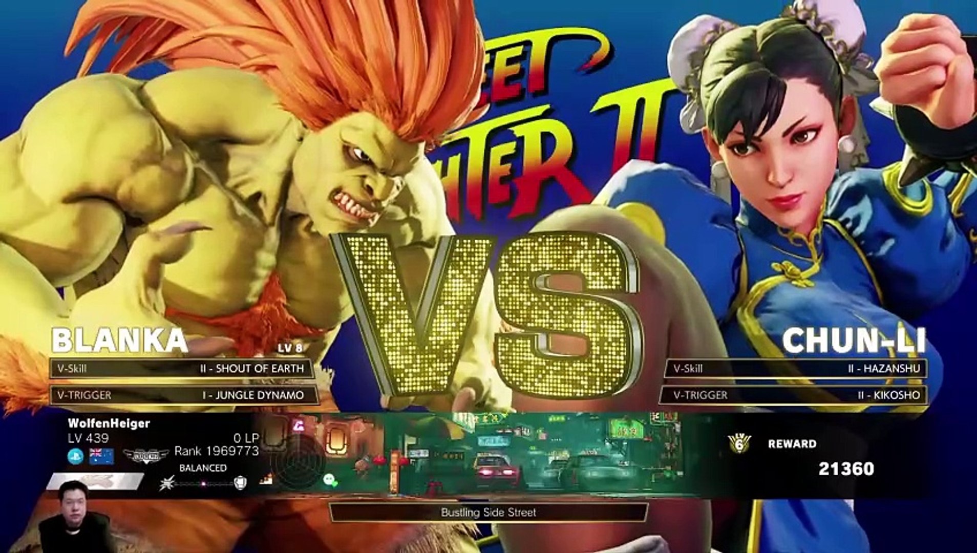 Street Fighter 5 - BLANKA Story Walkthrough @ 1080p (60ᶠᵖˢ) HD