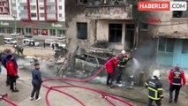 Niğde'de çöp yangınında 2 daire ve 1 otomobil kullanılamaz hale geldi