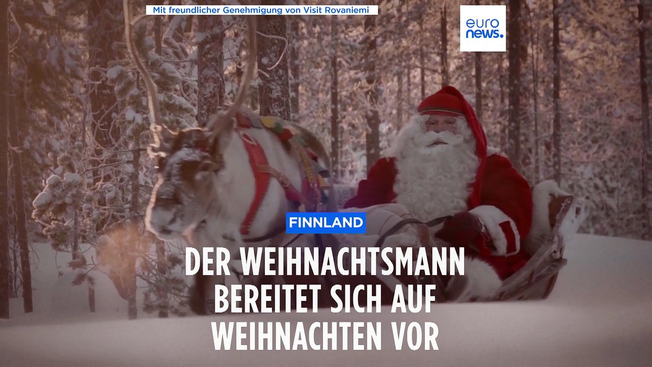 Bald schon kommt der Weihnachtsmann