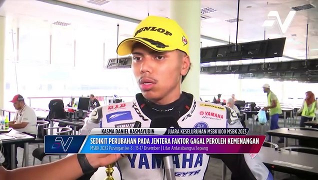 Kasma Daniel pertahan gelaran Juara Keseluruhan MSBK 1000