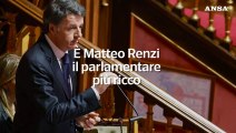 E' Matteo Renzi il parlamentare piu' ricco