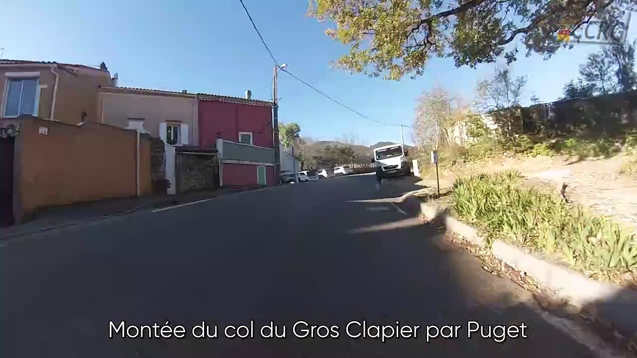 Début montée du col du Gros Clapier par Puget-Ville. Florent Hallu pris en flag sur Habert Florent et Robert !!