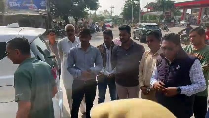 बांसवाड़ा : शहर में कार्रवाई, हटवाए अतिक्रमण