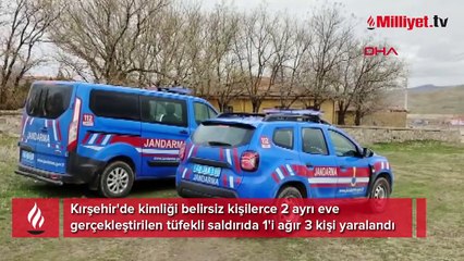Kırşehir'de anne ve oğlunun evine silahlı saldırı: 3 yaralı