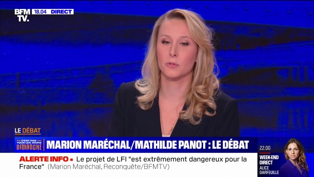 Projet de loi immigration: La parole doit revenir aux Français , affirme Marion Maréchal