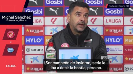 Míchel: "¿Campeones de invierno? Sería la hostia"