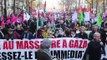 Avrupa Gazze için sokaklara dökülüyor! Paris'te 'ateşkes' yürüyüşü