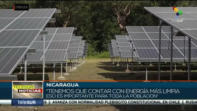 Inauguran en Nicaragua planta de generación de energía fotovoltaica
