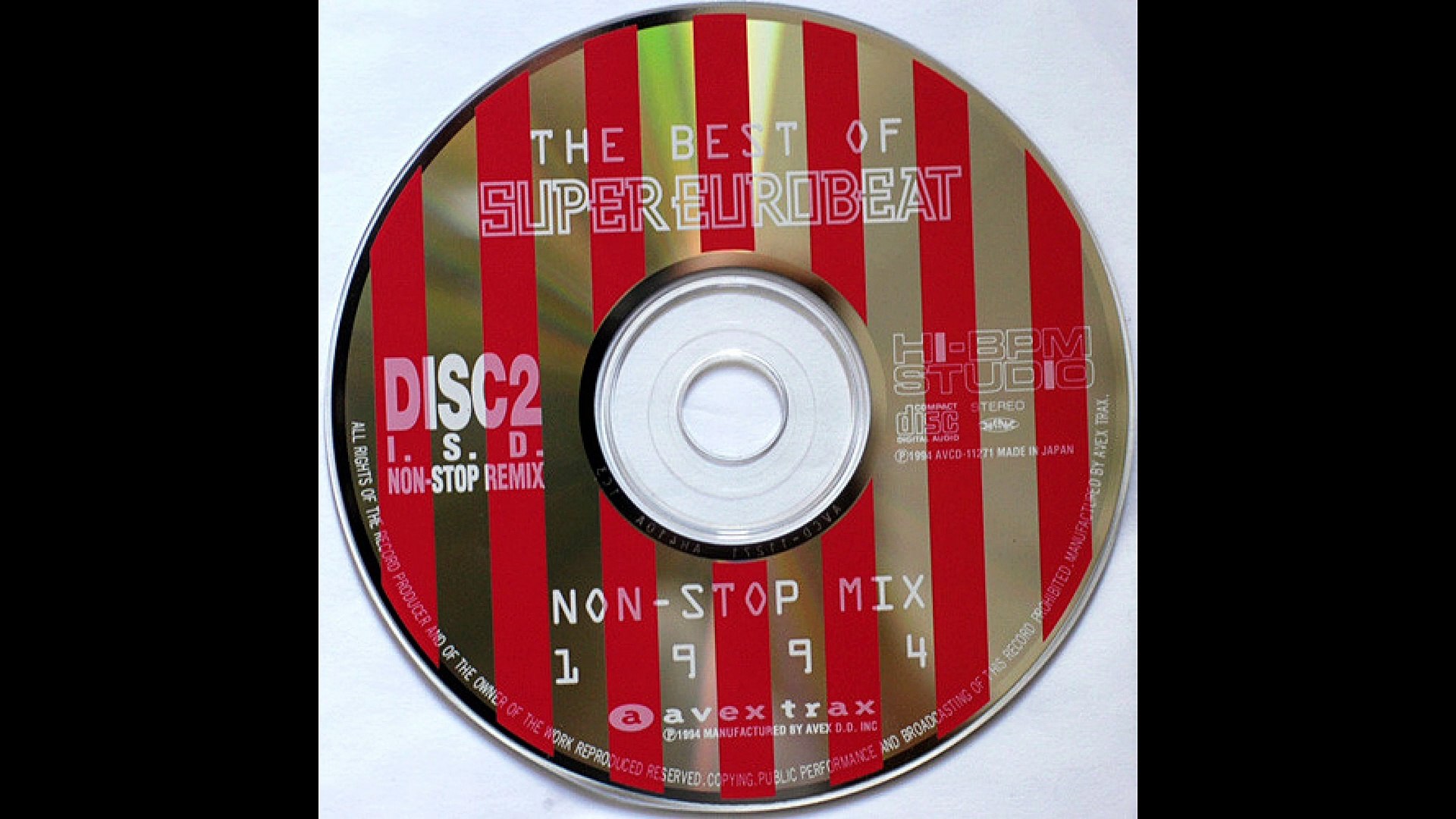 The Best Of Non-Stop Super Eurobeat 1994 - Disc 2 【I.S.D. Remix