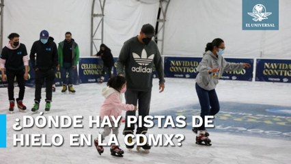 Estas son las pistas de hielo que podrás disfrutar en la CDMX