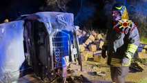 Puglia: auto con bambini si ribalta, spaventoso incidente tra Lizzanello a Pisignano