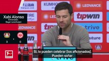 Xabi Alonso evoluciona así el discurso más manido de Simeone