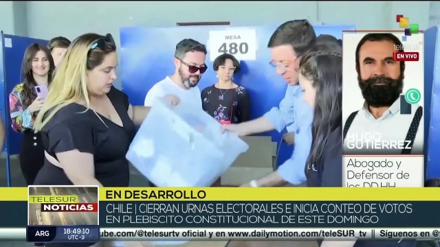En Chile cierran las urnas electorales y comienza conteo de votos
