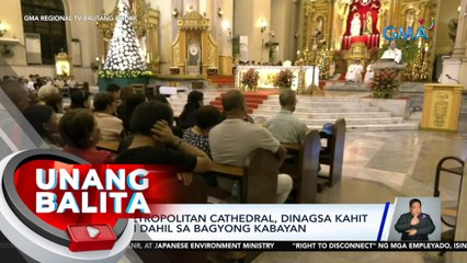 Cebu Metropolitan Cathedral, dinagsa kahit maulan dahil sa Bagyong Kabayan | UB