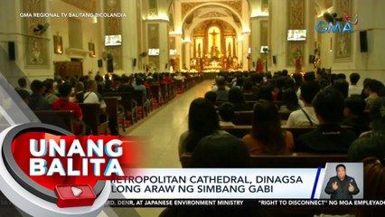 Download Video: Naga Metropolitan Cathedral, dinagsa sa ika-3 araw ng Simbang Gabi | UB