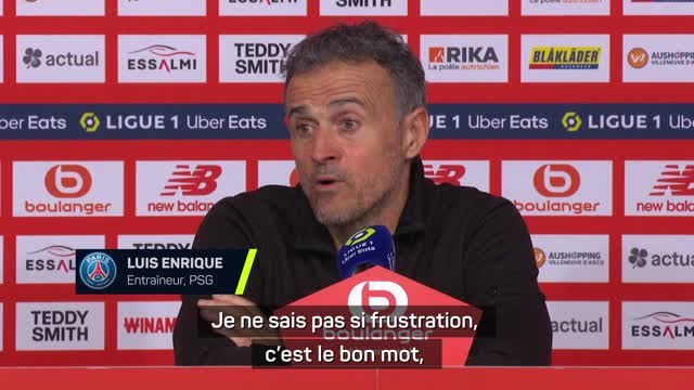 16e j. - Enrique : Mbappé en 9 ? Vous pouvez me poser la question cent millions de fois...