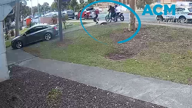 Dirt bike riders cause driver to swerve into oncoming traffic