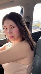 beautiful girl is playing