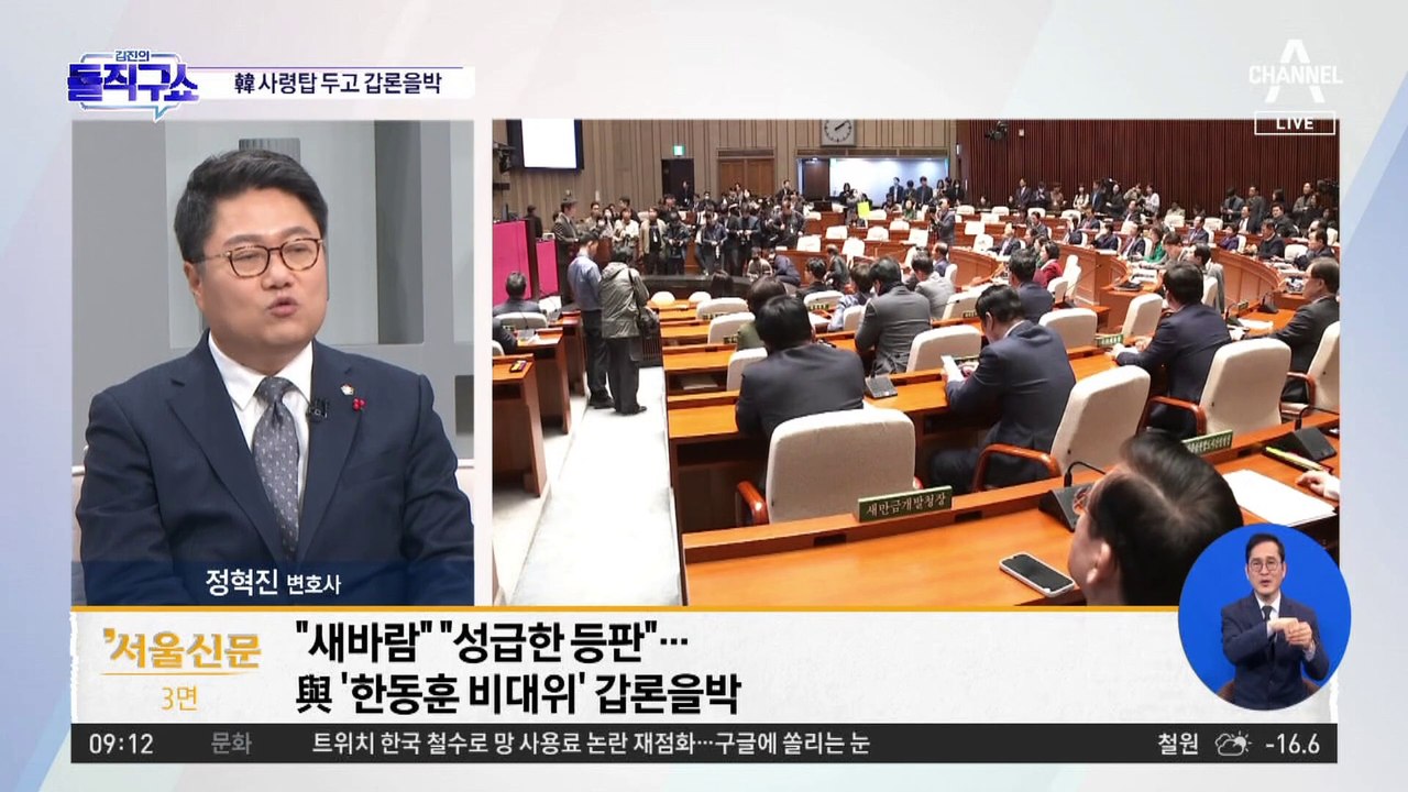 ‘한동훈 비대위원장’ 온도 차…주류-비주류 셈법 다른 與