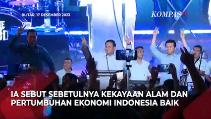 Prabowo Sebut Terlalu Sedikit Rakyat yang Menikmati Kekayaan Indonesia