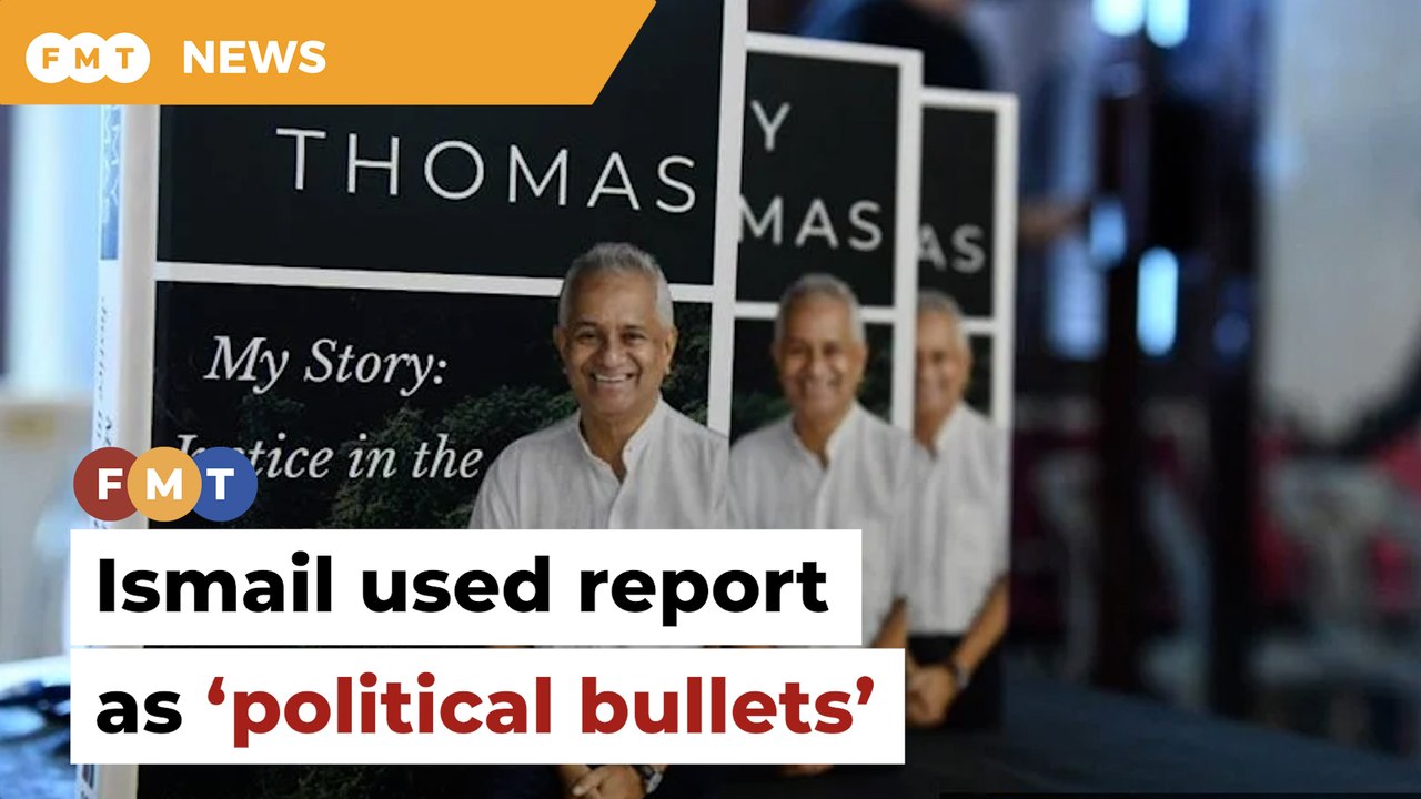 Ismail declassified task force report to use it as ‘political bullets’, says Thomas