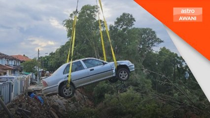 Masih ada pergerakan tanah di Taman Wawasan