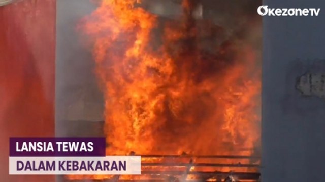 Kebakaran Pemukiman Padat Penduduk, Seorang Lansia Tewas