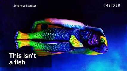 These amazing animals are really people covered in body paint