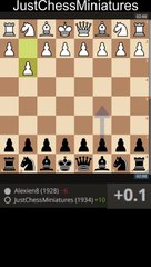 Queen's checkmate against the Benko Opening