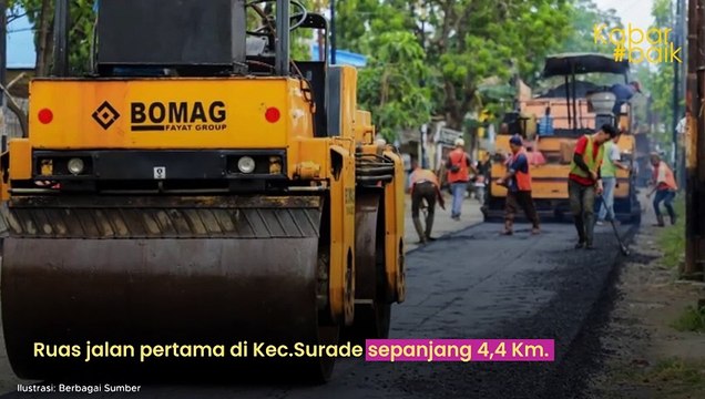2 RUAS JALAN DI WILAYAH SUKABUMI SELATAN DIPERBAIKI, JALAN DI KECAMATAN SURADE DAN CIEMAS
