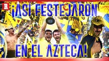 Así FESTEJARON LA 14 los AMERICANISTAS en el ESTADIO AZTECA tras la final DEL APERTURA 2023