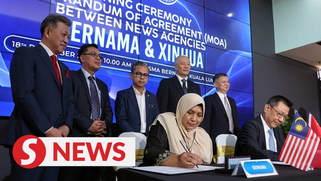 Bernama, Xinhua step up cooperation ahead of M'sia and China's 50th year of diplomatic ties