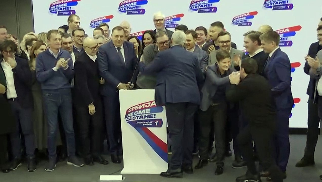 Serbien: Präsident nimmt Wahlsieg seiner Partei in Anspruch