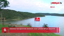 İstanbul barajlarında doluluk oranı yüzde 50'ye dayandı
