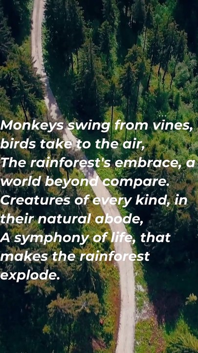 Monkeys swing from vines