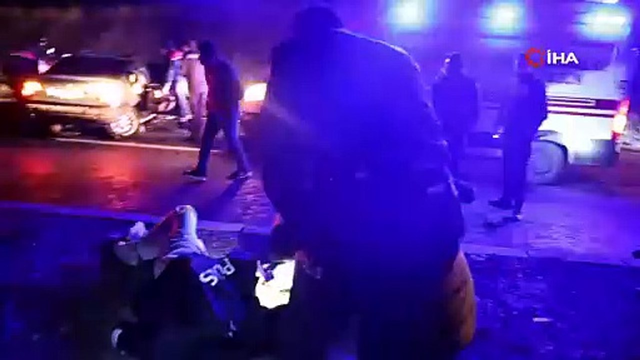 Ters şeride giren alkollü sürücü dehşet saçtı: 8 yaralı